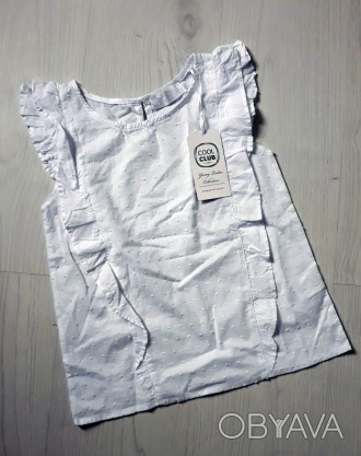 Легка бавовняна блузка без рукавів Cool Club для дівчинки.
Склад: 100% бавовна.
. . фото 1