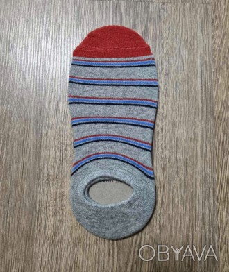 Бавовняні шкарпетки-сліди хорошої якості, з силіконом
Колір сірий
Розмір ― 43-46. . фото 1