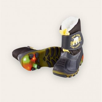 Сапоги-ботинки (сноубутсы) Немецкой фирмы Lupilu, легкие и теплые. Сапоги-галоши. . фото 2