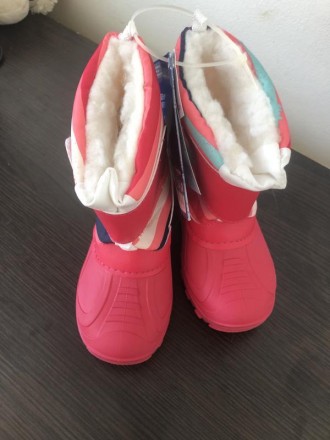 Сапоги-ботинки (сноубутсы) Немецкой фирмы Lupilu, легкие и теплые. Сапоги-галоши. . фото 3
