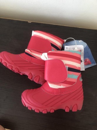 Сапоги-ботинки (сноубутсы) Немецкой фирмы Lupilu, легкие и теплые. Сапоги-галоши. . фото 4
