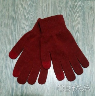 C&A.рукавички трикотажні в'язані з сенсорними пальчиками 158-176 розмір.
Длина 2. . фото 1