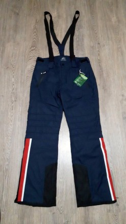 
C&A Германия т.синие лыжные штаны из ткани PolyShell. Параметры водонепроницаем. . фото 2