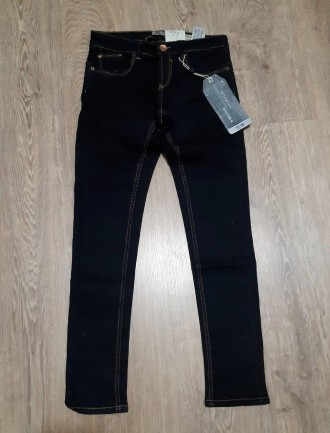 Стрейчевые джинсы Фирма Carcia jeans 
Рост 140 - длинна 93 см, шаговый 71 см, по. . фото 2