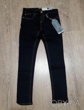 Стрейчевые джинсы Фирма Carcia jeans 
Рост 140 - длинна 93 см, шаговый 71 см, по. . фото 1