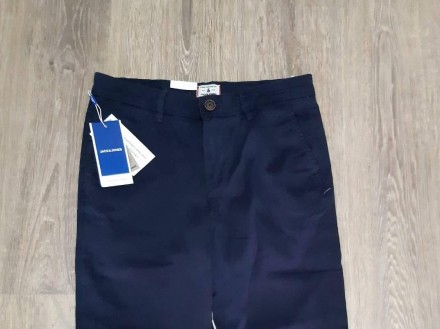 Котоновые брюки Jack & Jones мужские синие р. 29. Высокое качество изготовления,. . фото 3