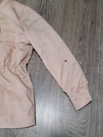 Легка бавовняна куртка-парка, p/S 
 Модель з еластичною тасьмою на поясі. Застеж. . фото 5