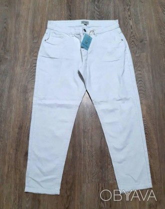 
 ???Blue motion, женские джинсы белого цвета, р. EUR 40 для идеальной посадки, . . фото 1