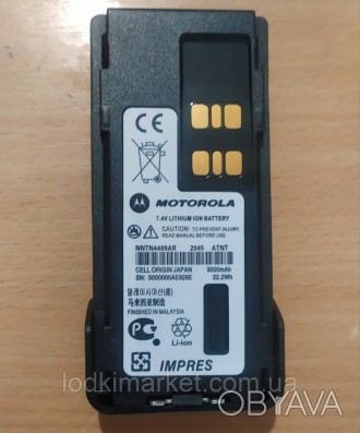 Усиленный аккумулятор для радиостанции Motorola NNTN4409AR 3000 mAh
Если у Вас в. . фото 1