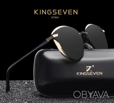 Оригинальные, поляризационные, солнцезащитные очки KINGSEVEN N7824 для женщин им. . фото 1