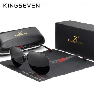 Оригинальные, поляризационные, солнцезащитные очки KINGSEVEN v для мужчин имеют . . фото 2