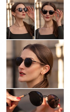 Оригінальні, поляризаційні, сонцезахисні окуляри W5519 для жінок від відомого бр. . фото 9