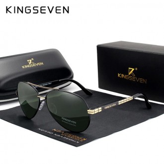Оригінальні, поляризаційні, сонцезахисні окуляри KINGSEVEN NK7840 для чоловіків . . фото 2