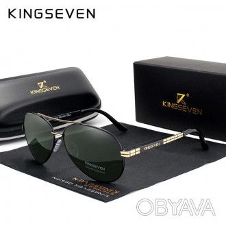 Оригінальні, поляризаційні, сонцезахисні окуляри KINGSEVEN NK7840 для чоловіків . . фото 1