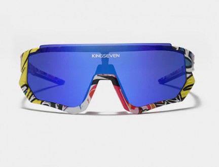 Оригінальні, поляризаційні, сонцезахисні окуляри KINGSEVEN LS-910 для велоспорту. . фото 3