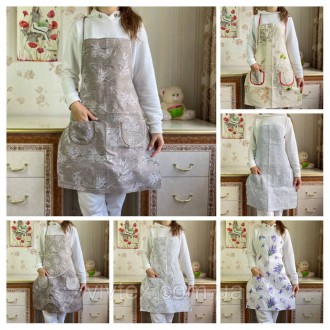 Фартук (передник) кухонный бязь.. Киев. фото 1