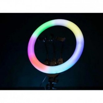 Кольцевая LED лампа RGB MJ36 (36см)
Кольцо светодиодное 36 см RGB MJ360 - это лу. . фото 4