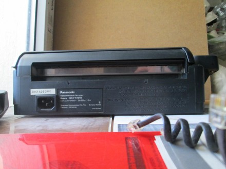 Факс Panasonic KX-FT78RU. Чорний пластик. 33.8 х 24 х 12.2 см.. Не новий

Факс. . фото 7