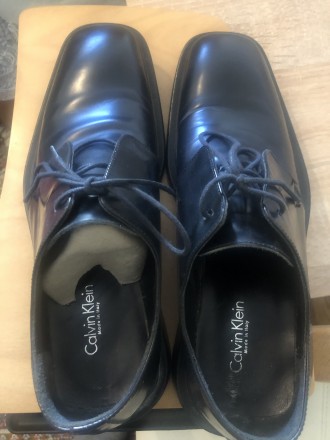Туфли новые Calvin Klein ,Италия размер -41(8),по колодке идут как -42размер лак. . фото 3