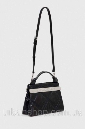 Маленька сумочка з колекції Karl Lagerfeld. Застібна модель виготовлена із натур. . фото 9