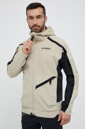Куртка outdoor з колекції adidas TERREX. Неутеплена модель виконана з водонепрон. . фото 5