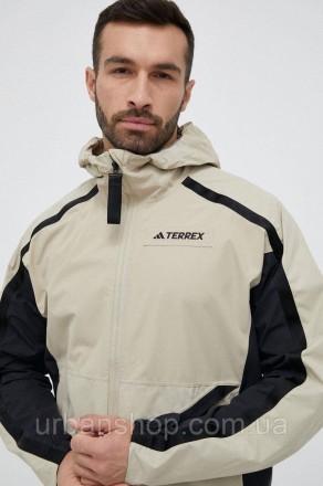 Куртка outdoor з колекції adidas TERREX. Неутеплена модель виконана з водонепрон. . фото 2