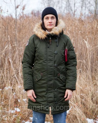 Жіноча аляска N-3B хакі 3XL. Київ. фото 1 Жіноча аляска N-3B хакі 3XL. Київ. фото 1