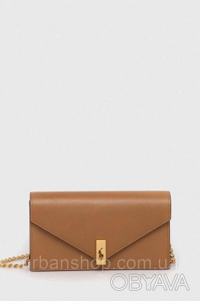 Маленька сумочка із колекції Polo Ralph Lauren. Застібна модель виготовлена із н. . фото 1