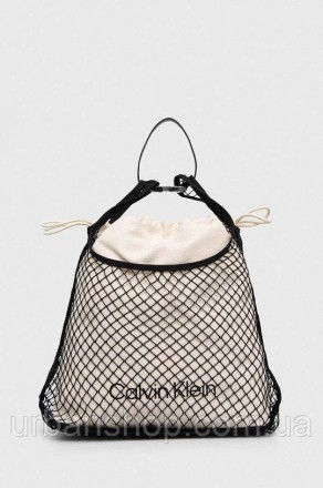 Велика сумочка із колекції Calvin Klein. Застібна модель виготовлена із поєднанн. . фото 7