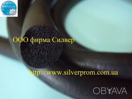 Вакуумный шнур 8 мм предназначен для уплотнений в механизмах и узлах, нагоняющих. . фото 1