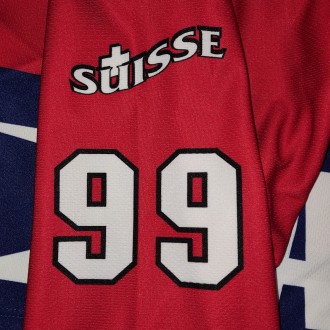 Хоккейный свитер Ochsner Suisse National Team,  размер-XL, длина-78см, под мышка. . фото 9