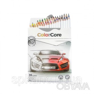 Олівці кольорові Marco Color Core 36 кольорів (3130- 36CB) — підходять для засто. . фото 1