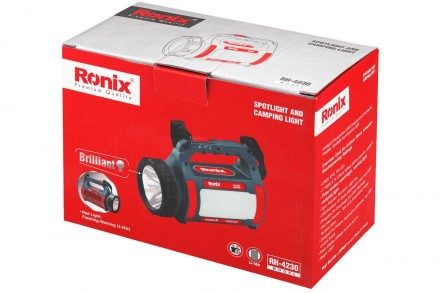 Качественный фонарь-прожектор Ronix RH-4230 теперь можно купить в Украине с гара. . фото 8