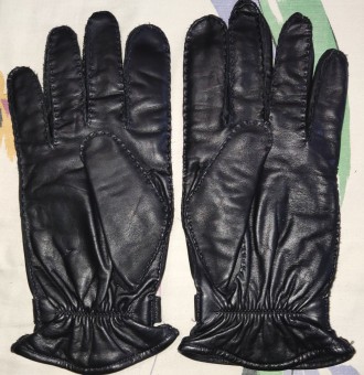 Кожаные перчатки St. Michael, made in Germany, размер-L, ширина-11.5см, средний . . фото 5