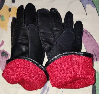 Кожаные перчатки St. Michael, made in Germany, размер-L, ширина-11.5см, средний . . фото 6