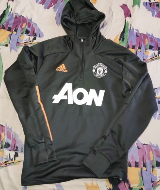 Футбольный спортивный костюм Adidas FC Manchester United, размер-S,  длина кофты. . фото 4