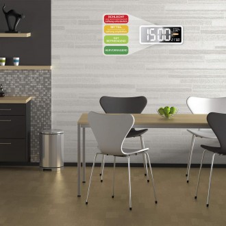 Метеостанція кімнатна Technoline WL1040 White (WL1040) барометр,гігрометр,термометр,годинник. . фото 10 Високий рівень CO2 у повітрі знижує здатність концентруватися, працювати і навіт. . фото 10