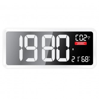 Метеостанція кімнатна Technoline WL1040 White (WL1040) барометр,гігрометр,термометр,годинник. . фото 5 Високий рівень CO2 у повітрі знижує здатність концентруватися, працювати і навіт. . фото 5