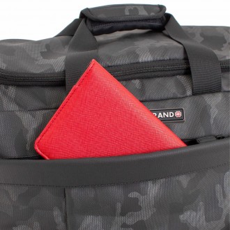 Водозахищена сумка-трансформер Swissbrand Boxter Duffle Bag 46 дозволяє збільшит. . фото 4
