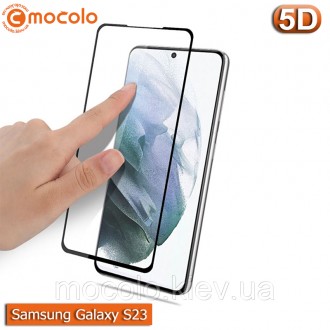 Защитное 2.5D стекло С ПОЛНЫМ КЛЕЕМ по всей поверхности Mocolo 9H Samsung Galaxy. . фото 4