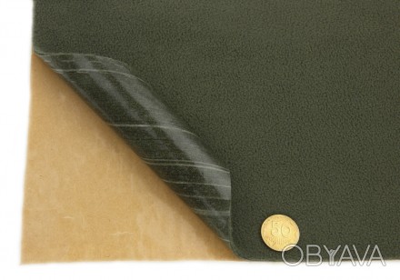  Карпет-самоклейка велюровый темная олива, для авто 
 Карпет на клею представляе. . фото 1