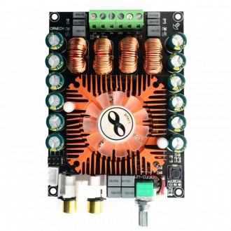Високопотужний стереопідсилювач 2*160 Вт КЛАС-D
• чип підсилювача: TDA7498Е
• ви. . фото 6