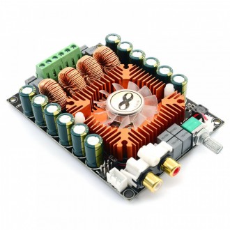 Високопотужний стереопідсилювач 2*160 Вт КЛАС-D
• чип підсилювача: TDA7498Е
• ви. . фото 2