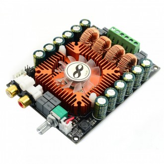 Високопотужний стереопідсилювач 2*160 Вт КЛАС-D
• чип підсилювача: TDA7498Е
• ви. . фото 8