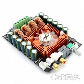 Високопотужний стереопідсилювач 2*160 Вт КЛАС-D
• чип підсилювача: TDA7498Е
• ви. . фото 1