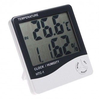 Електронний гігрометр термометр HTC-1, цифровий прилад для вимірювання температу. . фото 5