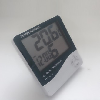 Електронний гігрометр термометр HTC-1, цифровий прилад для вимірювання температу. . фото 3