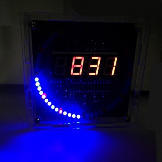 
Годинник має червоний циферблат
Особливості:
Цей електронний годинник працює на. . фото 17