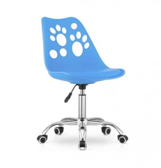 Крісло поворотний стілець на колесах PRINT синій колір
Функціональне крісло, що . . фото 2