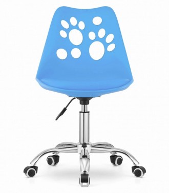 Крісло поворотний стілець на колесах PRINT синій колір
Функціональне крісло, що . . фото 6